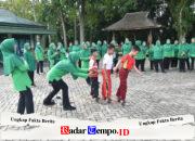 Persit KCK Cabang XXV Dim 1002 Gelar Lomba Permainan Tradisional Sambut HUT ke-80 Persit