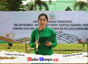Persit Kodim 1009/Tanah Laut Gelar Lomba Olahraga Tradisional Banjar, Dandim: Lestarikan Budaya dan Pererat Kebersamaan