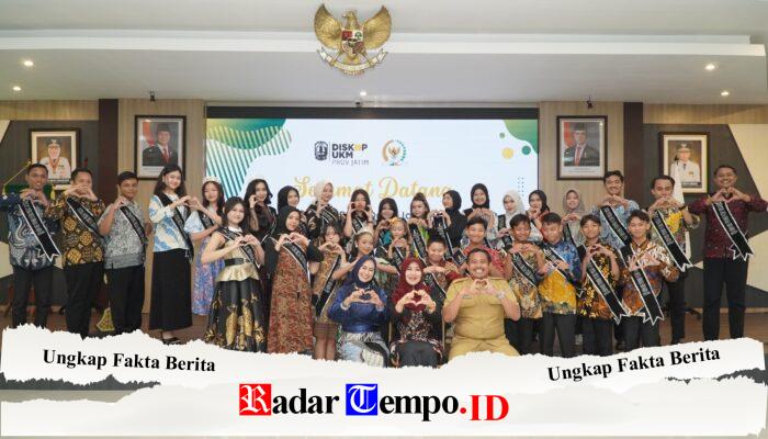 Perkuat Literasi Kewirausahaan, Anggota DPD RI Lia Istifhama dan Putra Putri Delta Sidoarjo Kunjungi Diskop-UKM Jatim