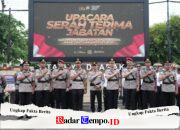 Wakapolres dan Kasatreskrim Polres Kediri Kota Berganti, Kapolres Tekankan Sinergitas