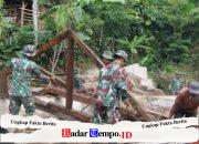 Mbah Sutrisno Senang Rumahnya Di Bongkar Satgas TMMD Kodim 0808/Blitar