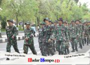 Kodim 1002/HST Gelar PSJM Han Mars 10 Km, Uji Kesiapan Fisik Prajurit