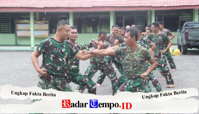 Wujudkan Prajurit Tangguh, Kodim 1008/Tabalong Optimalkan Latihan Karate