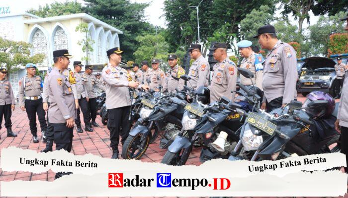 Kapolres Gresik Periksa Langsung Kendaraan Dinas, Pastikan Siap Layani Masyarakat