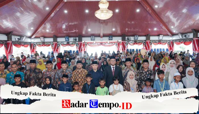 500 Anak Yatim Nerima Santunan Tahap Pertama Dari Pemkab Sampang Bertempat di Pendopo Bupati