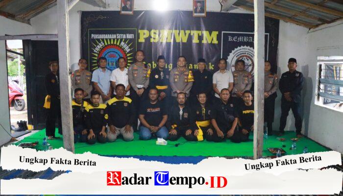 Kapolres Nganjuk Ajak PSHW Tunas Muda Jaga Kerukunan Antarperguruan Silat
