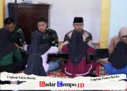 Satgas TMMD Ke 127 Kodim 0808/Blitar Ajarkan Anak-Anak Mengaji Di Dusun Barurejo