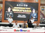 Polresta Sidoarjo Amankan Tiga Tersangka Penipuan Gondol Motor Modus Minta Tolong