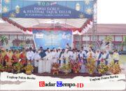 Pasi Log Kodim 1208/Sambas Hadiri Pawai Ta’ruf dan Festival Tajuk Telur Jelang Ramadhan
