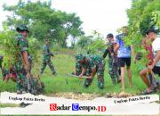 Hijaukan Bumi Sampang, Kodim 0828 Tanam Pohon Keras Bersama Warga dan Siswa Gaspala SMAN 1 Sampang