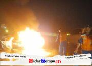 Mobil Terbakar di Jalan Tol Surabaya — Gresik Saat Dipakai Pulang Kampung