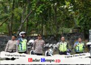 Pastikan Keamanan Pengunjung, Wakapolres Kediri Kota Sidak Pengamanan Wisata Pagora dan Selomangkleng