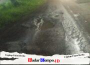 Jalan Lingkar Timur Gebang Candi Rusak Parah, Warga: Jangan Tunggu Ada Korban Jiwa!