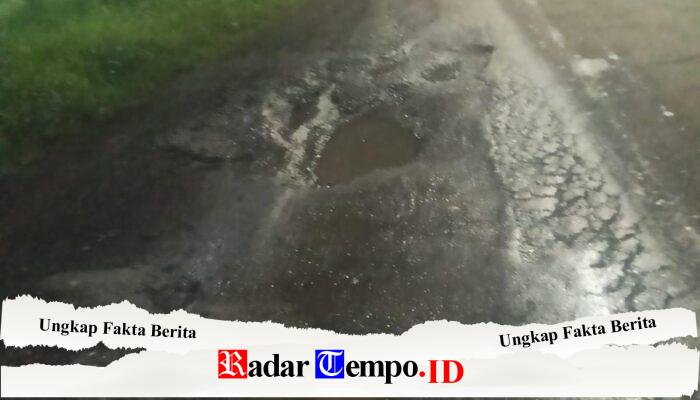 Jalan Lingkar Timur Gebang Candi Rusak Parah, Warga: Jangan Tunggu Ada Korban Jiwa!