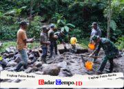 TMMD Ke 127 Fokus Tingkatkan Infrastruktur Desa, Jembatan Penghubung Mulai Dicor