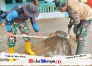 Anggota Kodim 1008/Tabalong Tanpa Lelah Bangun Sarana Ibadah di Barimbun