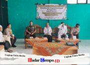 Danramil 1009-02/Pelaihari Hadiri Pelantikan dan Pengambilan Sumpah Perangkat Desa Ambungan
