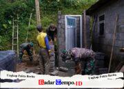 Wujud Kepedulian TNI, Satgas TMMD Ke 127 Bangun MCK Layak Untuk Warga Desa Krisik