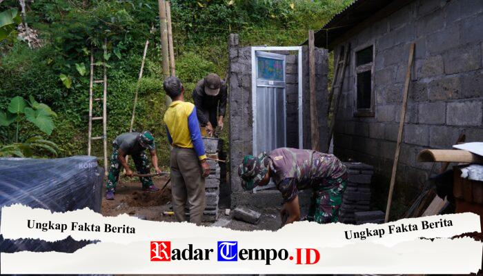 Wujud Kepedulian TNI, Satgas TMMD Ke 127 Bangun MCK Layak Untuk Warga Desa Krisik