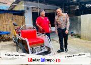 Korban Tabrak Lari, Satlantas Polres Tulungagung Hadiahkan Bentor Agar Hartoyo Bisa Cari Nafkah Lagi