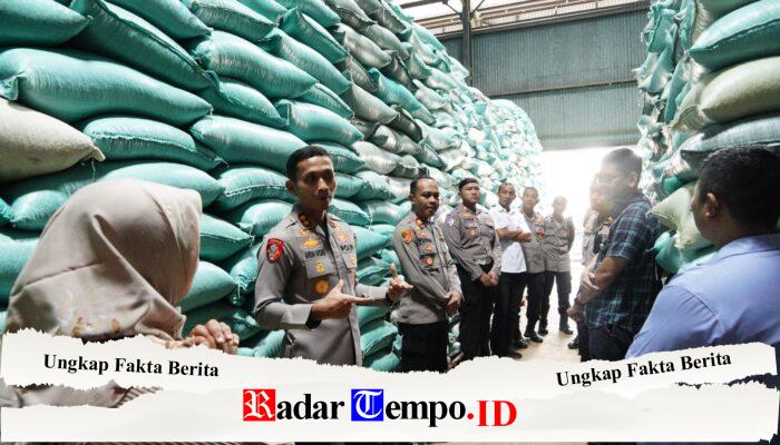 Kapolres Ponorogo Pastikan Keamanan dan Ketersediaan Pangan di Gudang Bulog Cukup