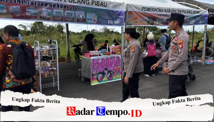 Polres Pulang Pisau Amankan Pasar Ramadan, Antisipasi Copet dan Curanmor