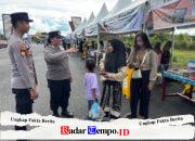 Pastikan Kamtibmas Kondusif, Polres Pulang Pisau Patroli dan Atur Lalin di Pasar Ramadan