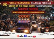 Polres Tulungagung Melarang SOTR Dengan Sound Horeg Selama Ramadhan
