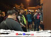 Polres Mojokerto Kota Bersama Warga Gagalkan Perang Sarung
