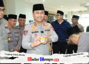 Kapolres Gresik Pimpin Tes Urine PJU, Seluruh Pejabat Utama Polres Gresik Negatif Narkoba