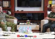 Akhiri Tugas di Ufuk Timur, Pangdam XII/Tpr Kunjungi Pangdam XVII/Cen