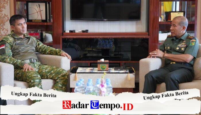 Akhiri Tugas di Ufuk Timur, Pangdam XII/Tpr Kunjungi Pangdam XVII/Cen