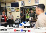 Pastikan Kamtibmas Aman, Wakapolres Kediri Kota Pimpin Apel dan Patroli Hingga Dini Hari