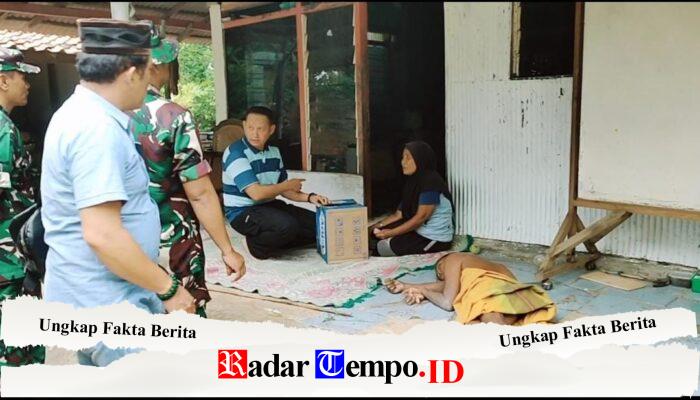 Dandim 0828/Sampang Beri Bantuan Kepada Warga Yang Mempunyai Kelainan Fisik di Desa Taddan Camplong