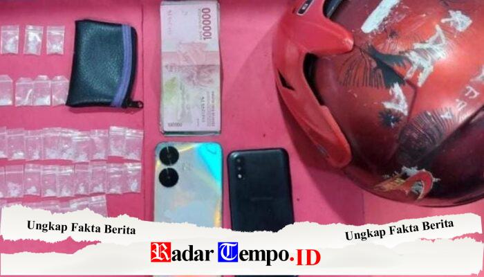 Tiga Pengedar Narkotika Jenis Sabu Digulung Tim Satresnarkoba Polres Tanjungperak Surabaya di Gapura Sawah Pulo