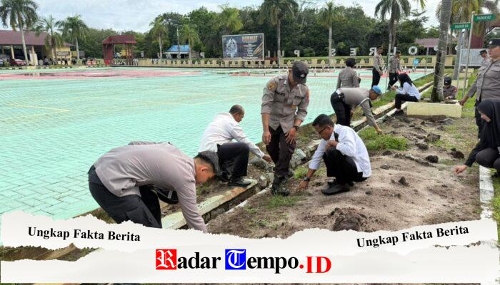 Sulap Mako Jadi Cantik, Polres Pulpis Implementasikan Program ASRI Lewat Aksi Kurve