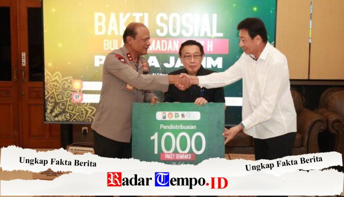 Polda Jatim Akan Salurkan 1.000 Paket Sembako dari Yayasan Bakti Persatuan di Momen Imlek dan Ramadan