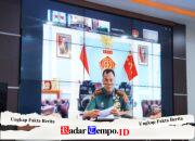 Pangdam XII/Tpr Ikuti Rapat Virtual Bersama Wakil Panglima TNI, Evaluasi Progres Pembangunan KDKMP