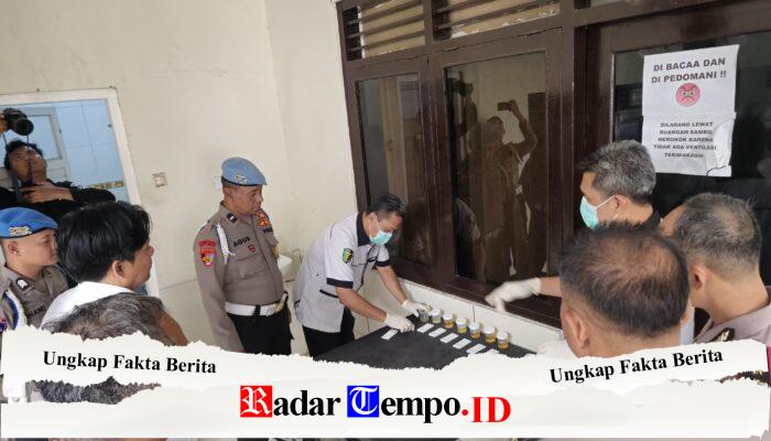 Mendadak! Polres Madiun Gelar Test Urine Bagi PJU dan Kapolsek, Wujudkan Zero Narkoba