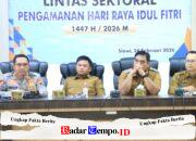 Rakor lintas sektoral pengamanan Idul Fitri 2026 perkuat sinergi di Kabupaten Tegal