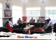 Silaturahmi dengan GASMI Pagar Nusa, Kapolres Nganjuk Perkuat Sinergi Harkamtibmas