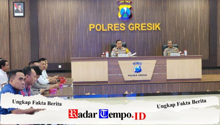 Polres Gresik Gelar Latpra Ops Pekat Semeru 2026, Sasar Penyakit Masyarakat dan Miras Ilegal di Bulan Suci Ramadan