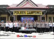 Komitmen “Bersih-Bersih” Institusi Dari Narkotika, Polres Sampang Tes Urine 35 PJU dan 14 Kapolsek