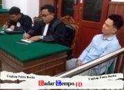 Rio Pangestu Menjambak Rambut Istri Menjalani Sidang KDRT di PN Surabaya