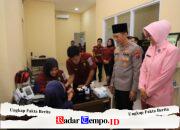 Kapolres Kediri Kota Gelar Bhakti Kesehatan Sambut Ramadhan dan HUT ke-46 Yayasan Kemala Bhayangkari