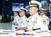 Komitmen Kuatkan Stabilitas Maritim Nasional, Dankodaeral XII Hadiri Sertijab Strategis Koarmada RI