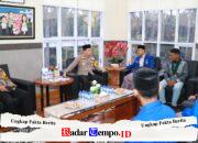 Kapolres Nganjuk Gelar Audiensi dan Buka Bersama Mahasiswa