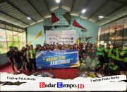 Satlantas Polres Gresik Ngopi Edukasi Safety Riding Bersama Driver Online Se-Jawa Timur