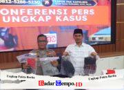 Polres Probolinggo Kota Amankan Tersangka Spesialis Pembobol Sekolah dan Perkantoran