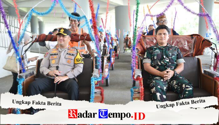 Kirab Adipura 2026 Meriah, Kapolres Gresik dan Forkopimda Kompak Naik Kendaraan Listrik